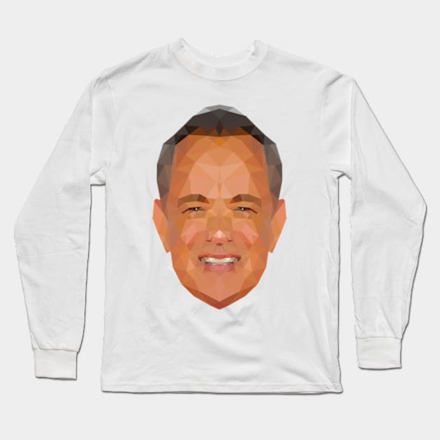 Tom Hanks Long Sleeve T-Shirt by Worldengine